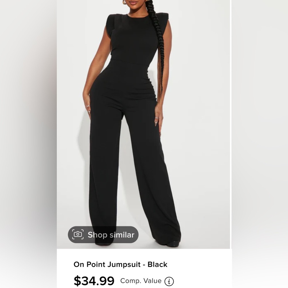On Point Black Jumpsuit